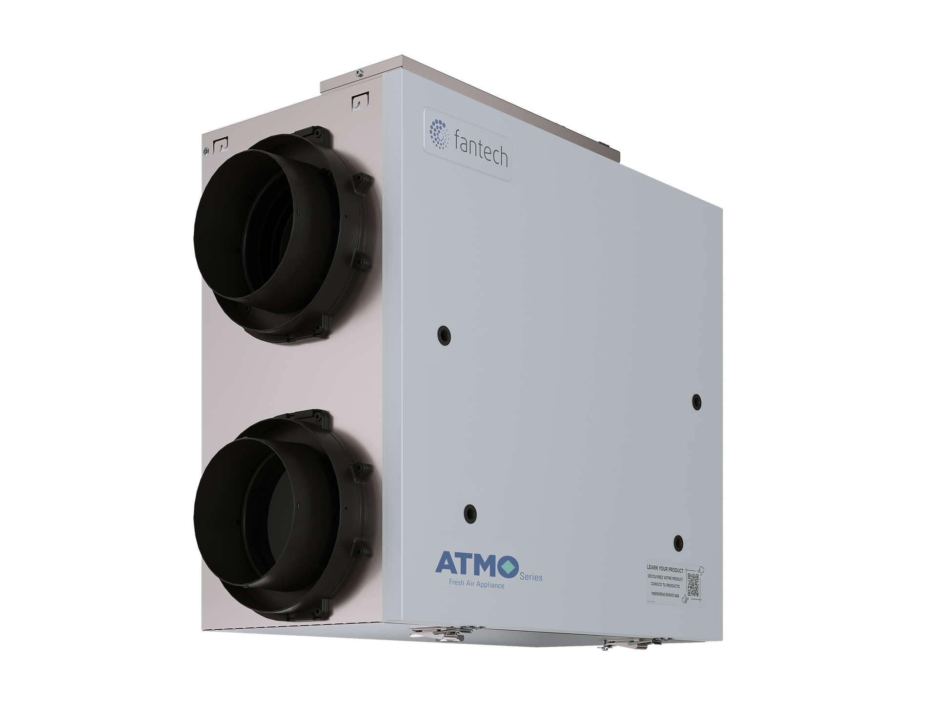 ATMO Fresh air appliances, HRV/ERV for balanced ventilation in single-family homes