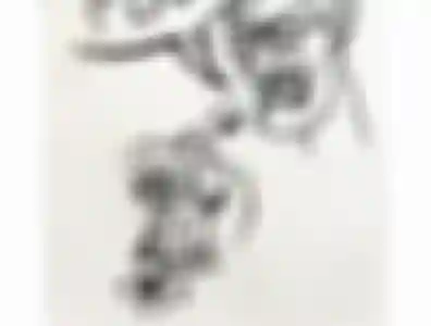 A bespectacled man yells into a microphone while a clearly-under-duress Mr. Driller drills