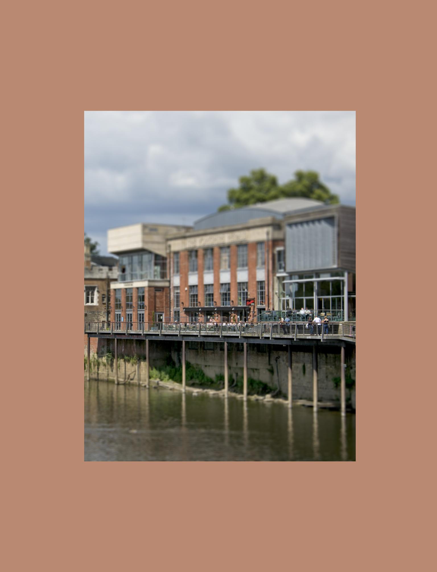 A view of york picturehouse from the river.