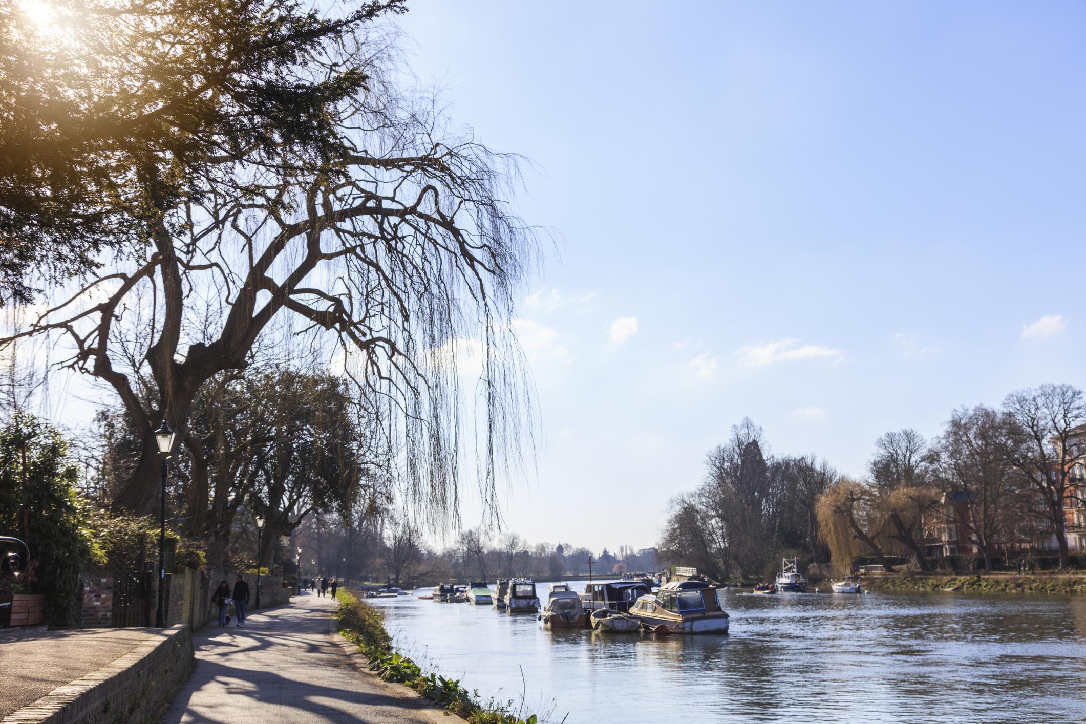 Image of the Thames in Kingston on Thames in winter