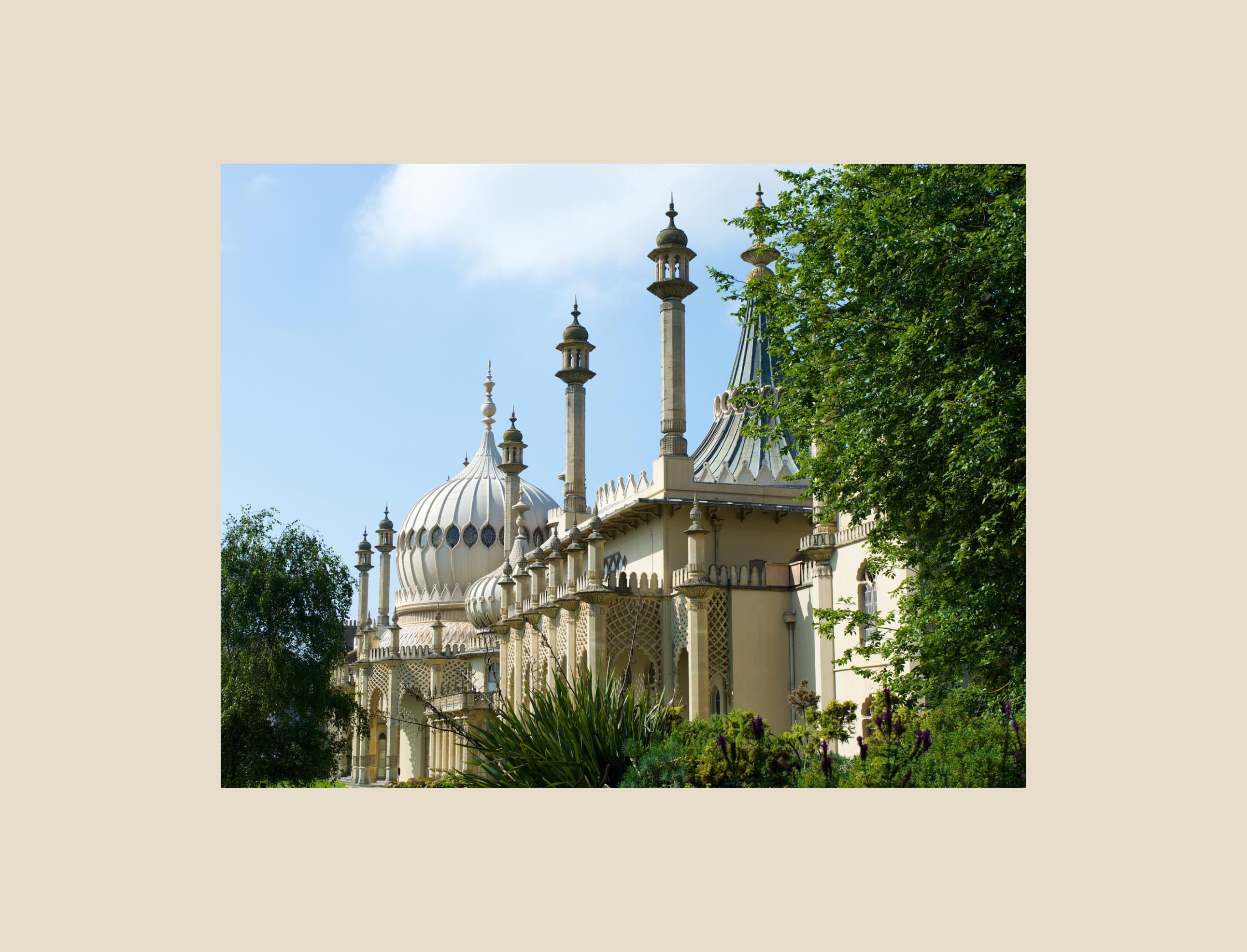 cream colour royal building with dome structure