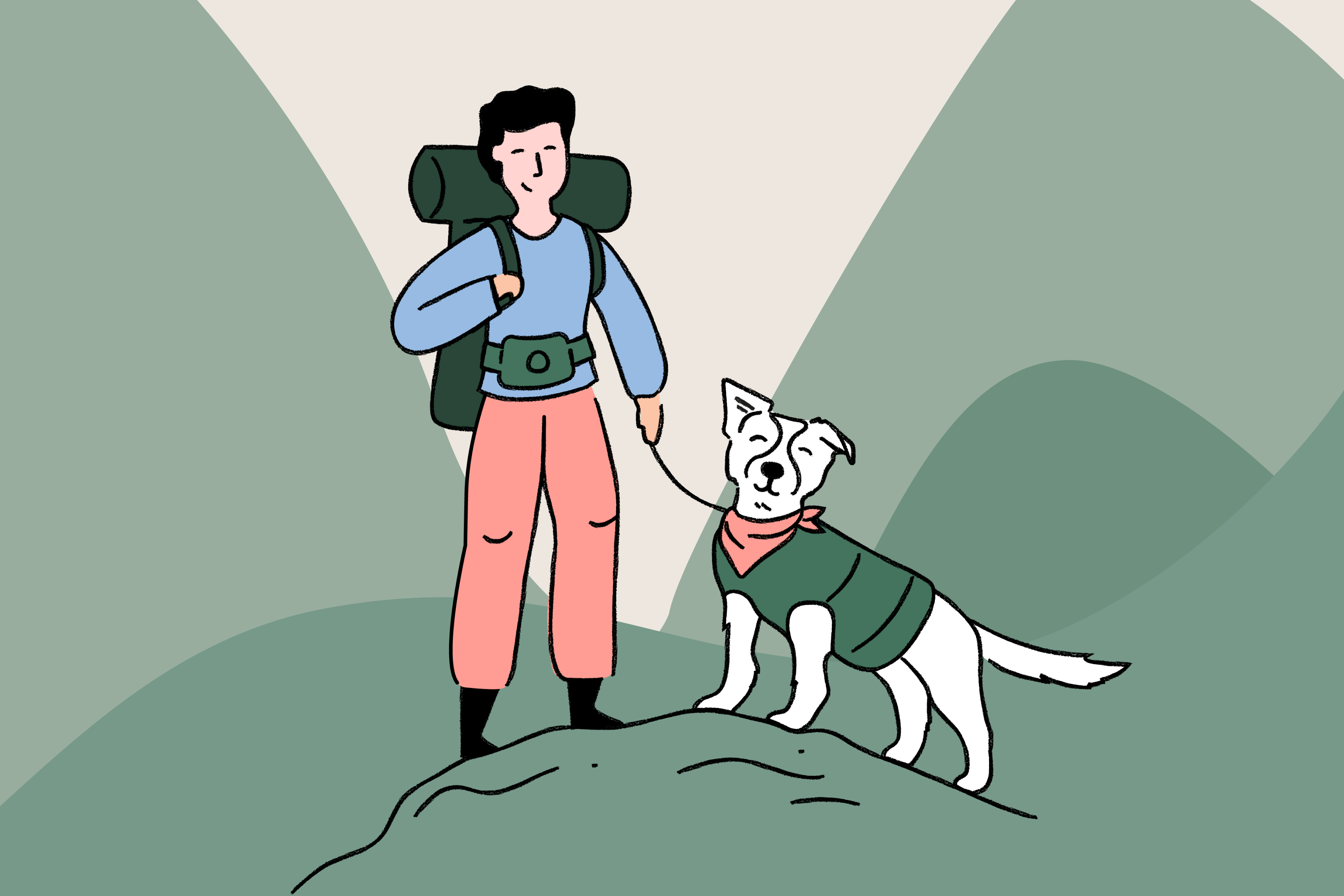 best dog for hiking and camping