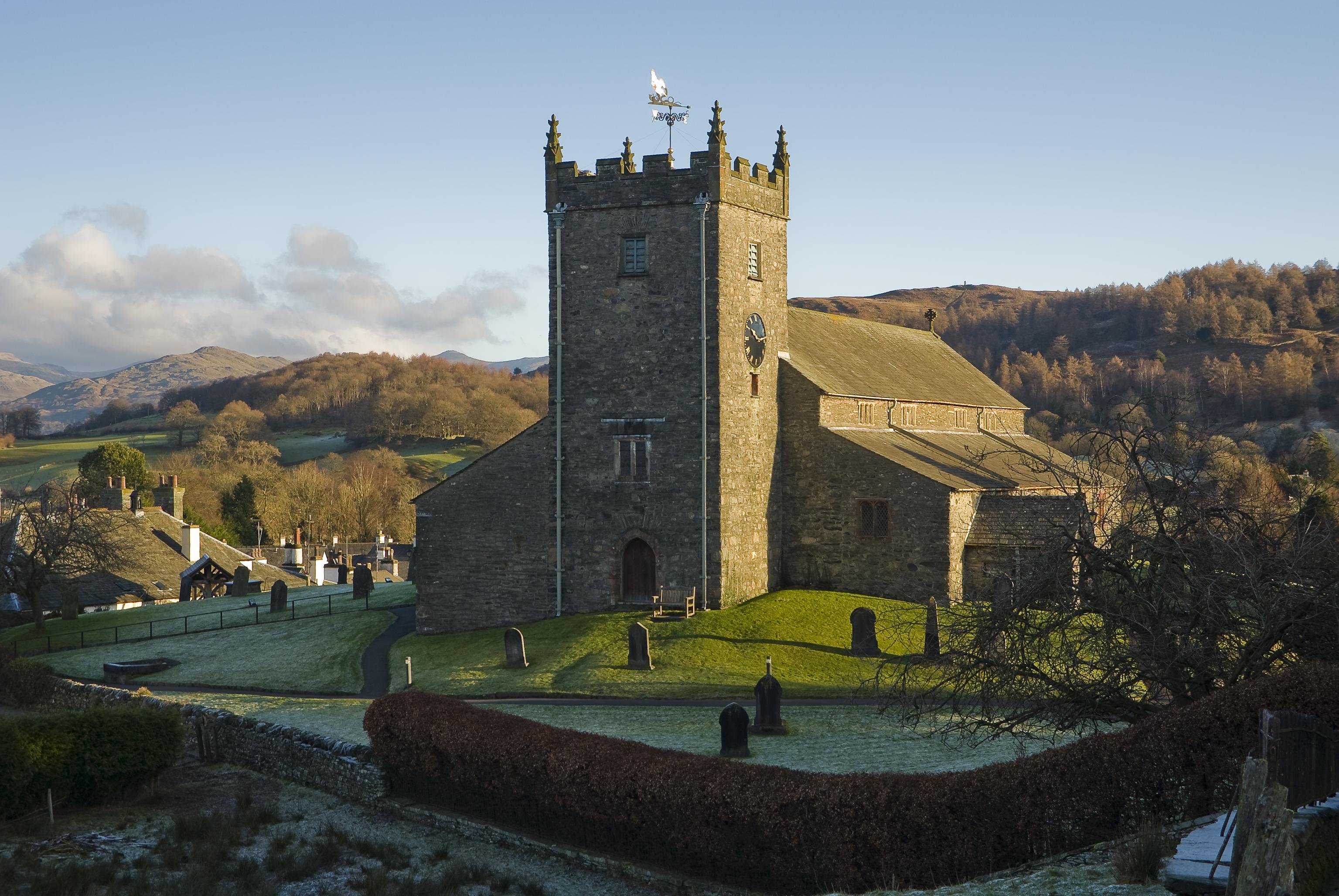Image of the town of Hawkshead in Cumbria