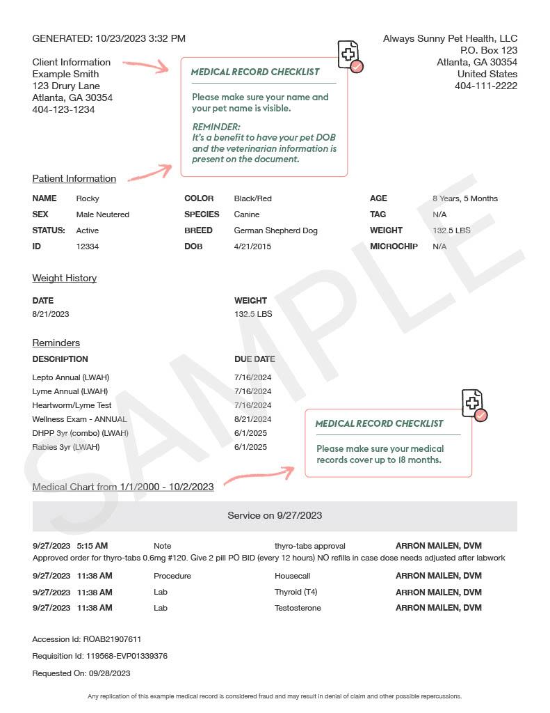 What are pet medical records (and how do you get them)? ManyPets