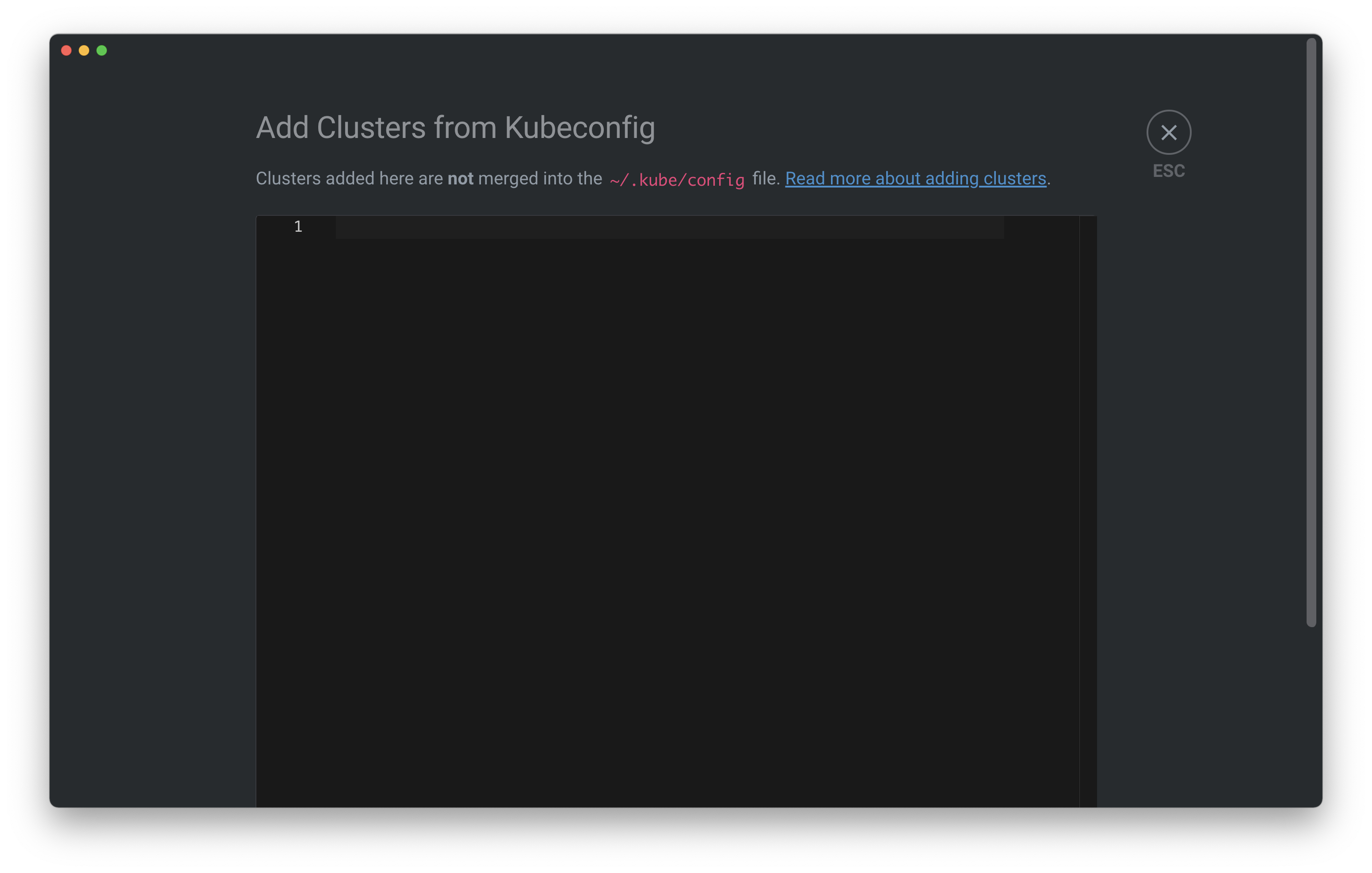 kubeconfig