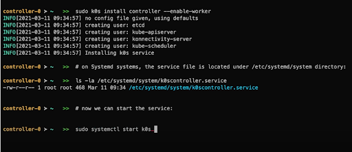 A portion of the open source K8s distribution process.