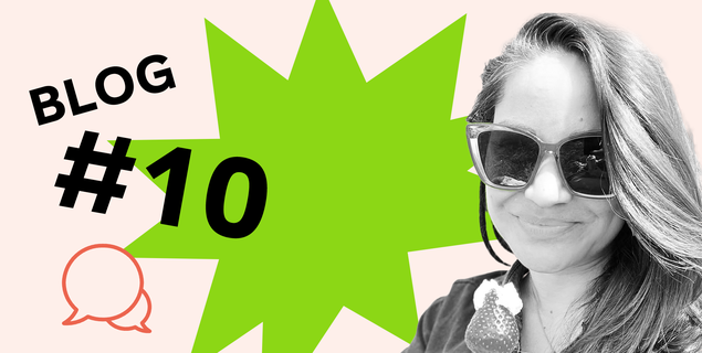 Im Bild ist eine Frau mit Sonnenbrille. Sie lächelt und hat eine Erdbeere in der Hand.