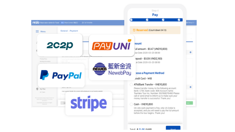 rezio All-in-One Payment Integration rezio All-in-One Payment Integration