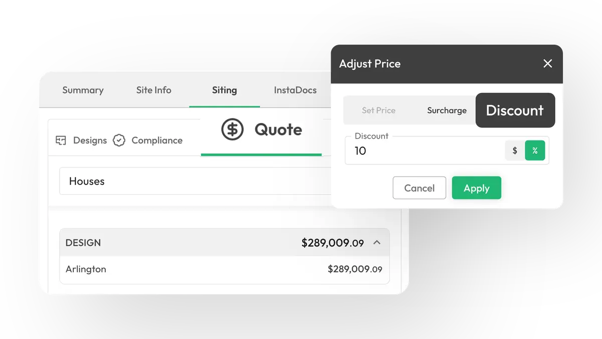 SmartQuote: Instant costs and margins clarity