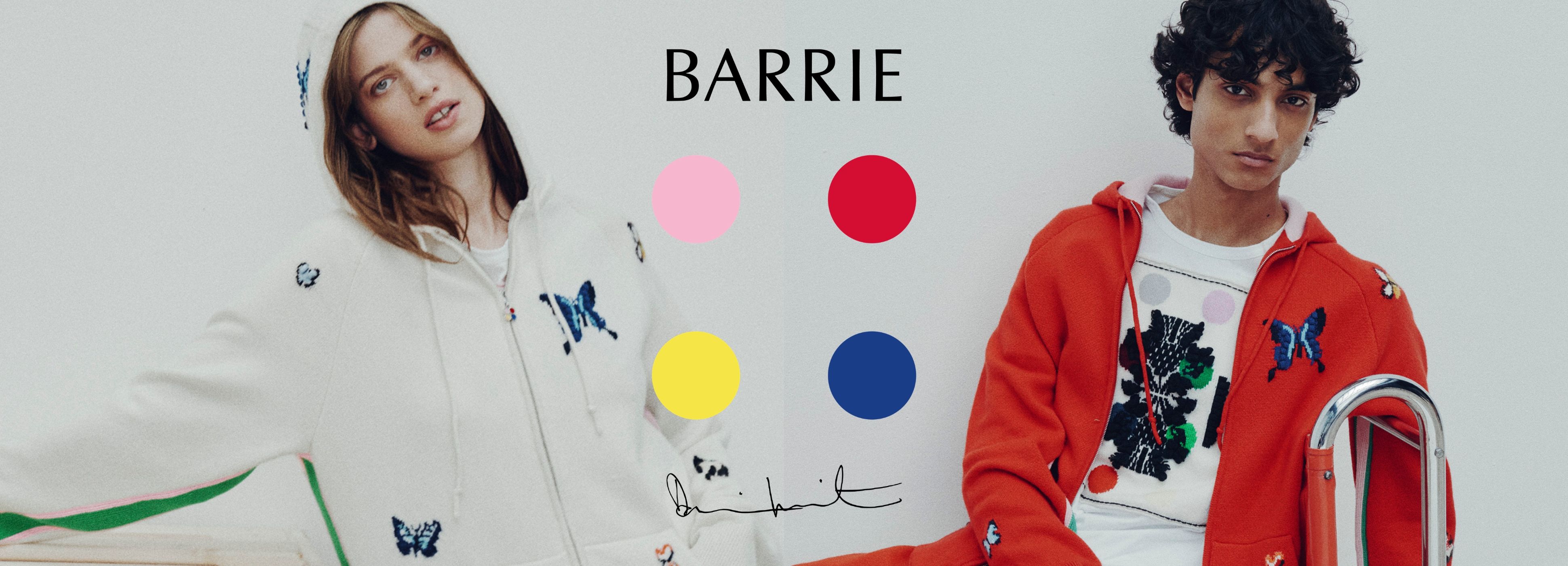 Barrie + Damien Hirst - Exclusive cashmere capsule collection | Barrie