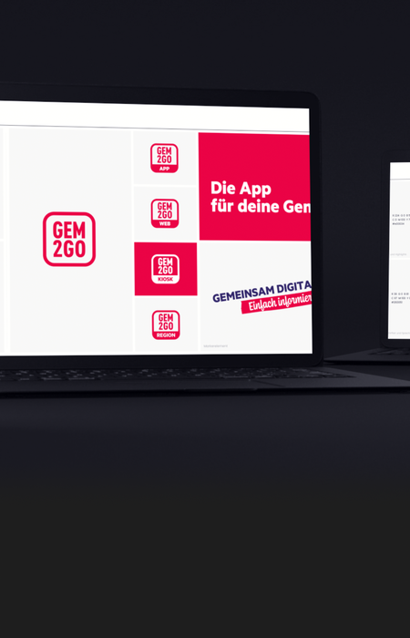 Mockup zur Umsetzung der GEMMA Kampagne.