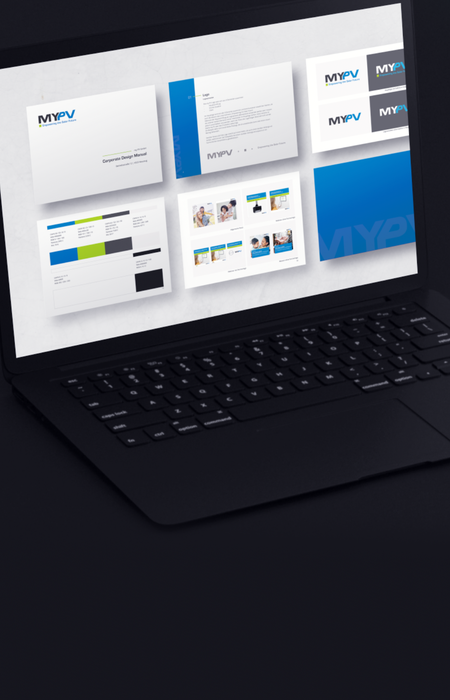 Mockup MyPV Brand Book.
