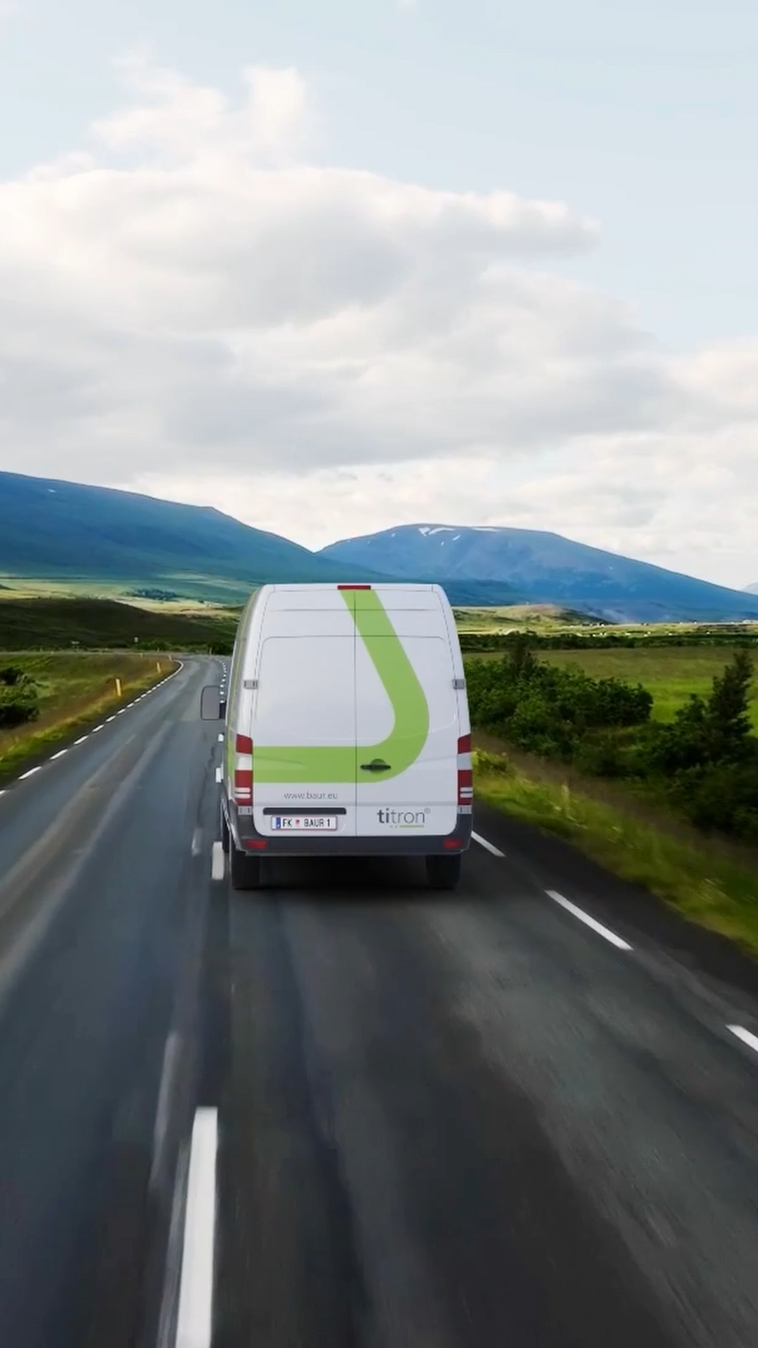 Kabelmesswagen von BAUR in einer CGI-Szene