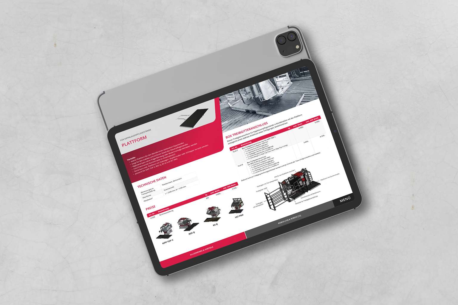 Rosensteiner Tablet Design.