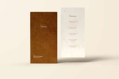 Bitzinger Weinkarte.