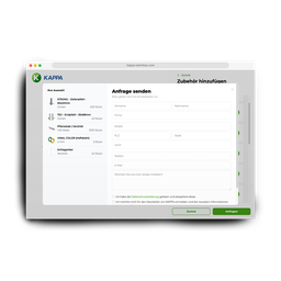 Anfrageformular des KAPPA Feldplaners.