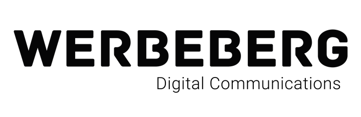 Logo von Werbeberg Digital Communications in Schwarz