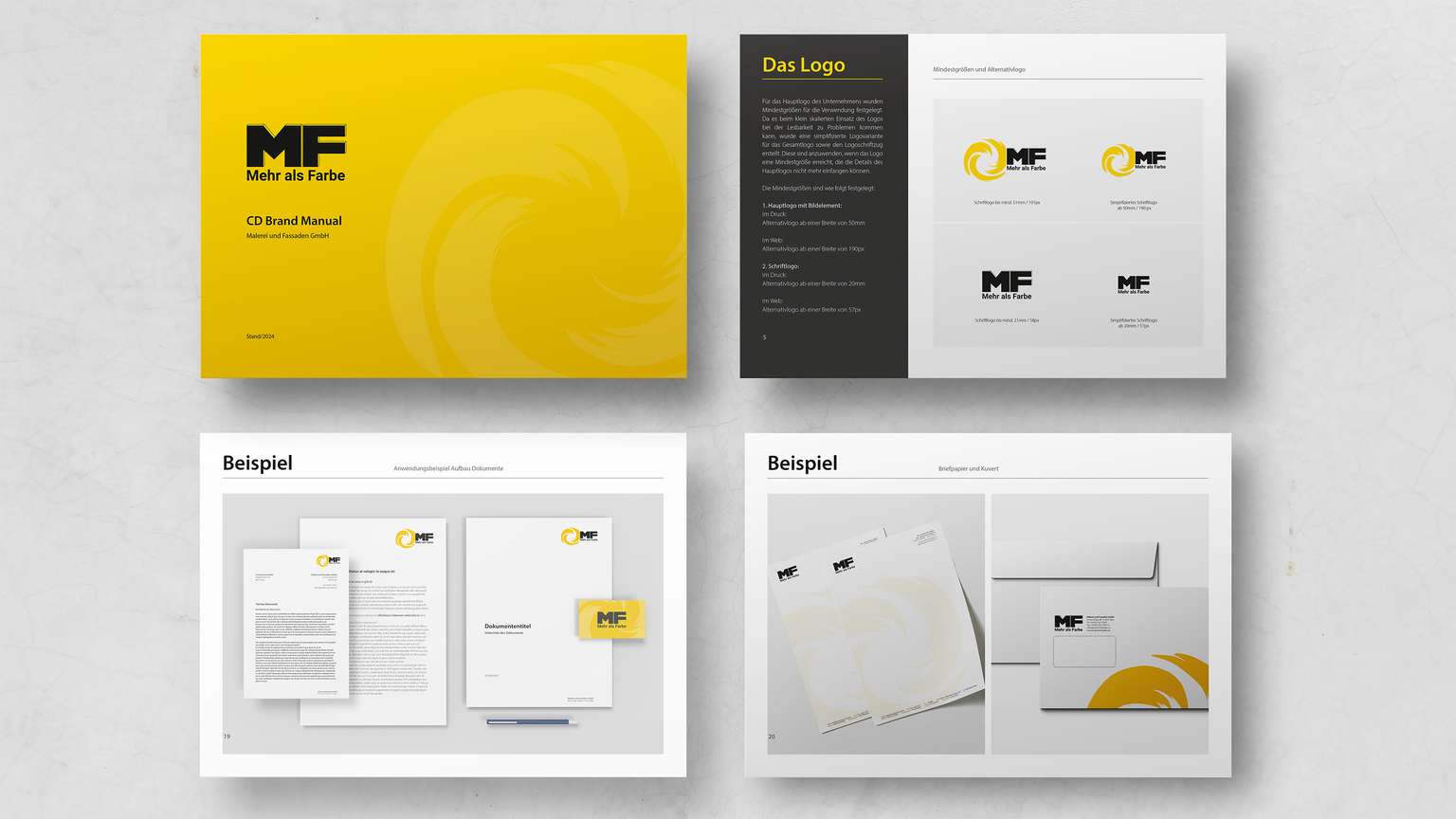 Malerei Fassaden Corporate Design.