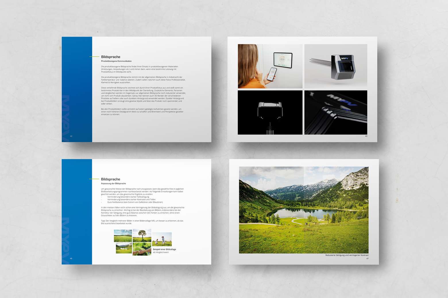 Brand Manual Bildsprache.