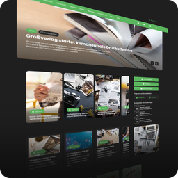 Eine Benutzeroberfläche, die die Verbreitung der WB Publishing Solution zeigen