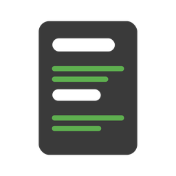 Icon: Strukturierte Überschriften