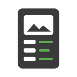 Icon: Produktdatenblatt aus dem PIM