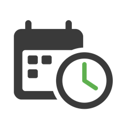 Icon: Uhr und Kalender