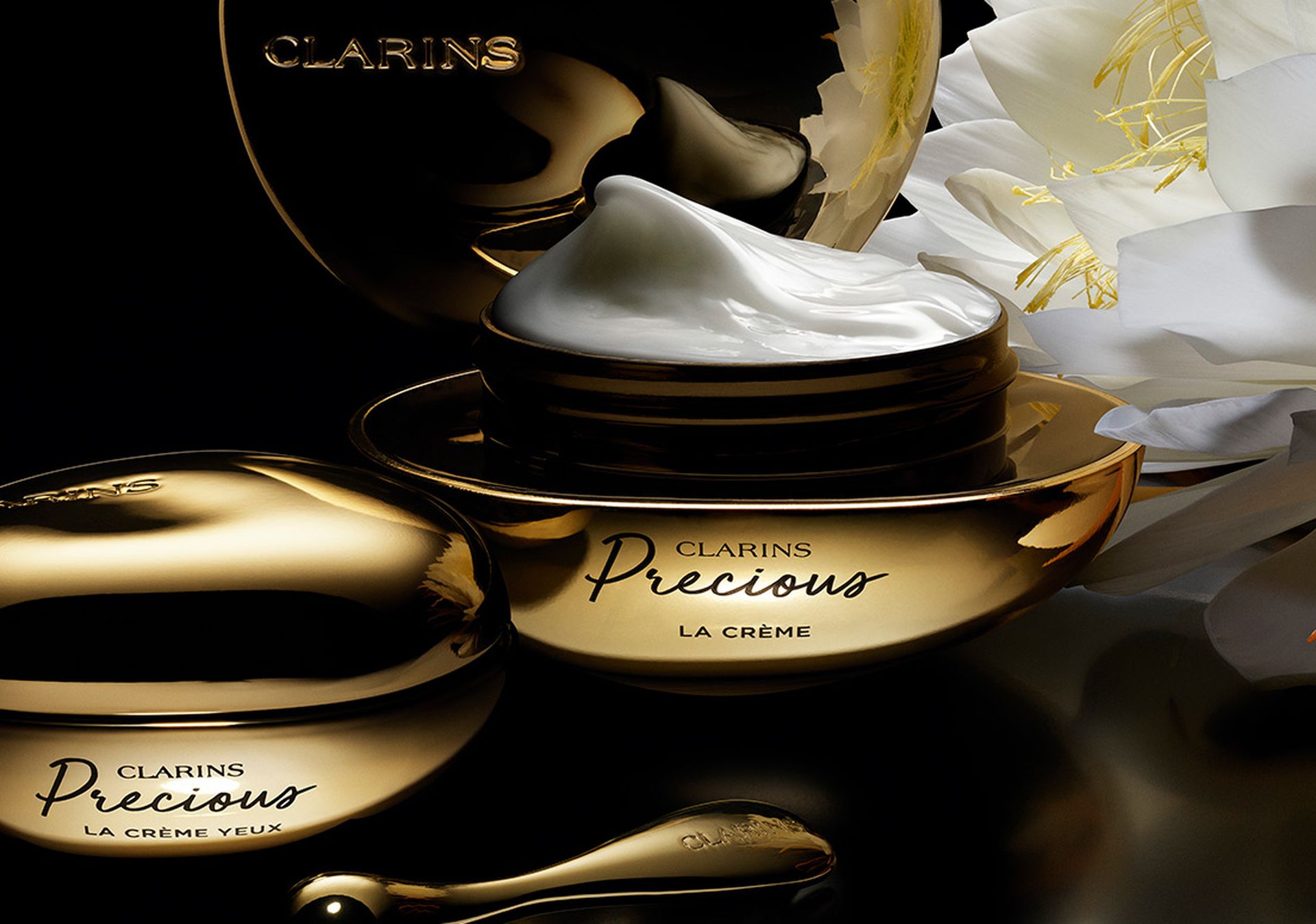 Visuel Clarins - post production Dahinden