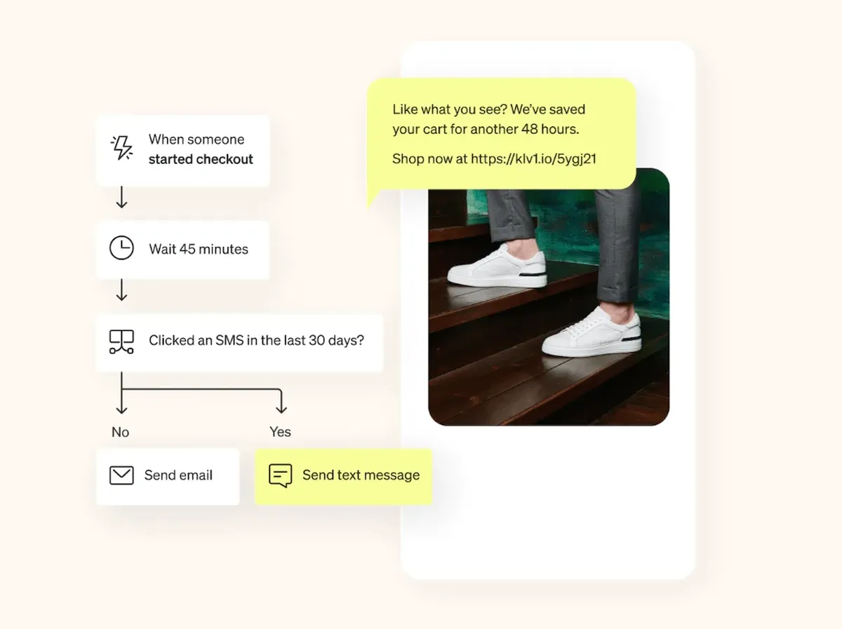 the Klaviyo flow builder