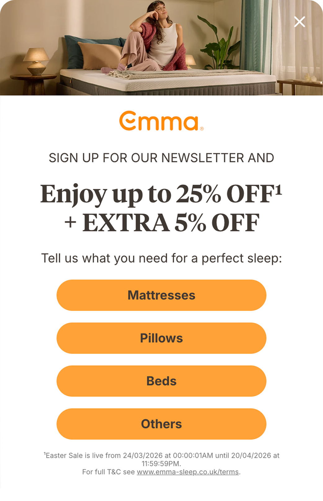 Emma Sleep quiz