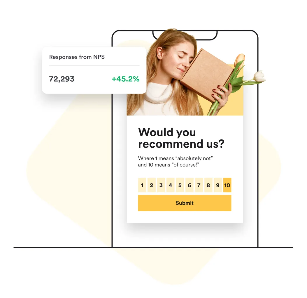 nps survey popup example