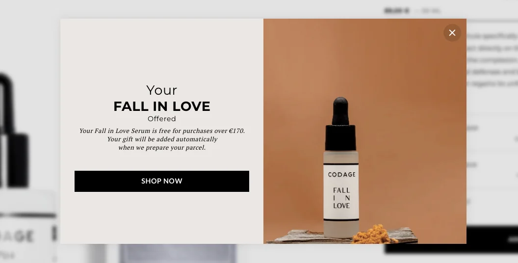 increae aov Black Friday popup