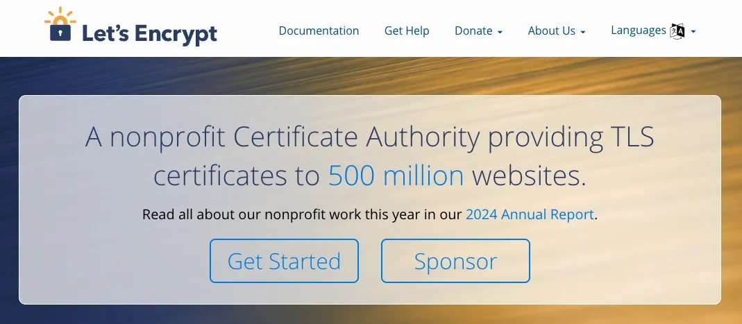 let's encrypt service