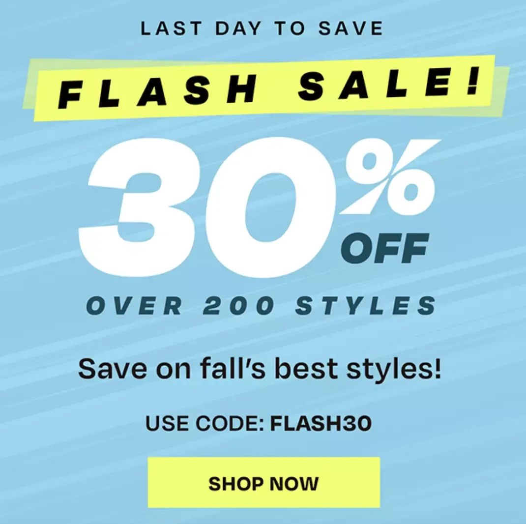 flash sale coupon- dea