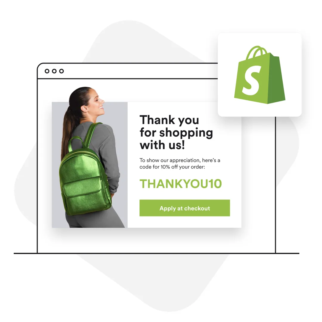 shopify discount code popup example
