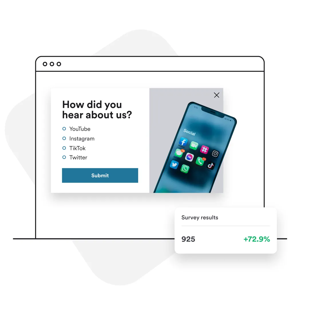 survey popup example for wordpress