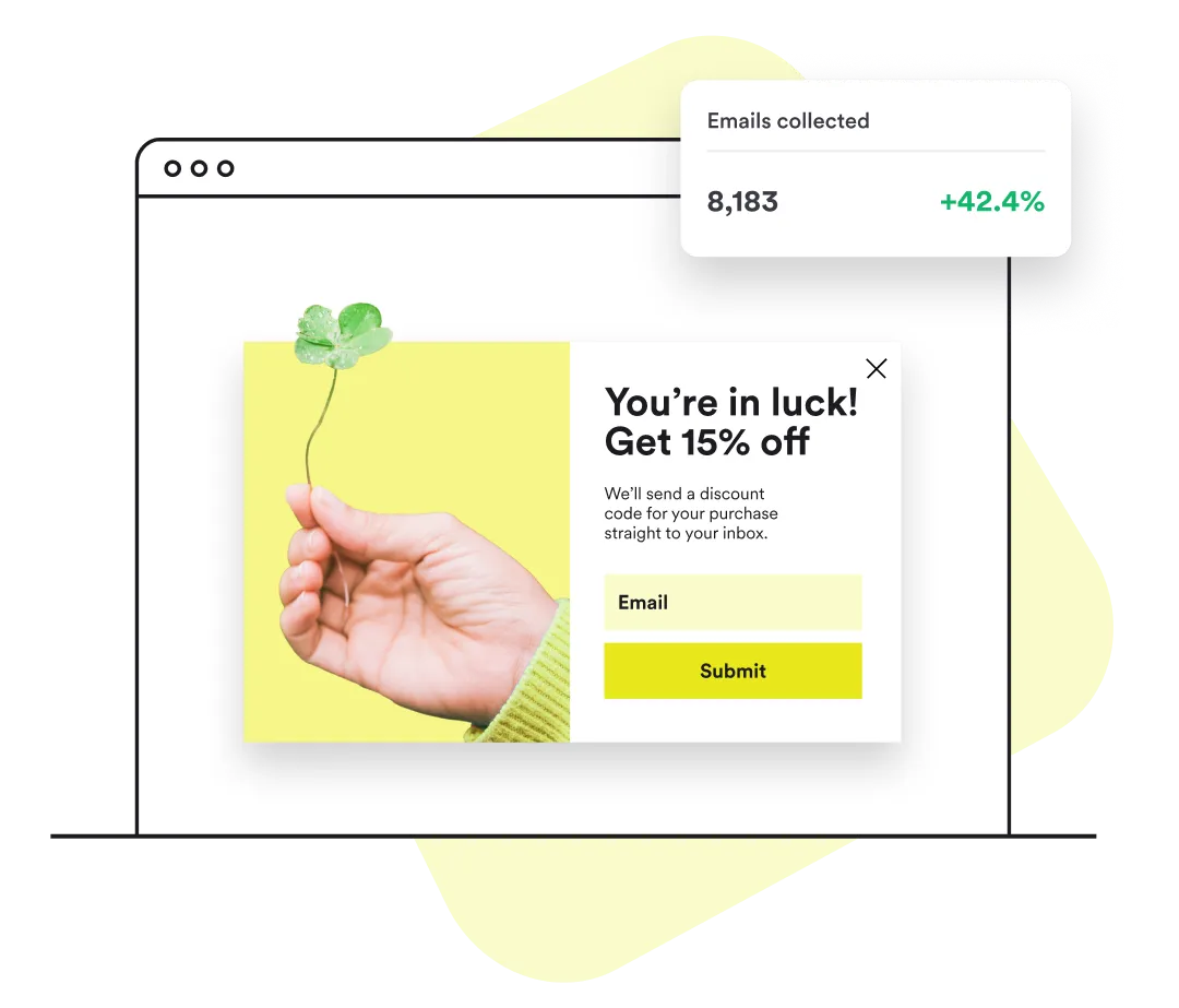 Discount popup