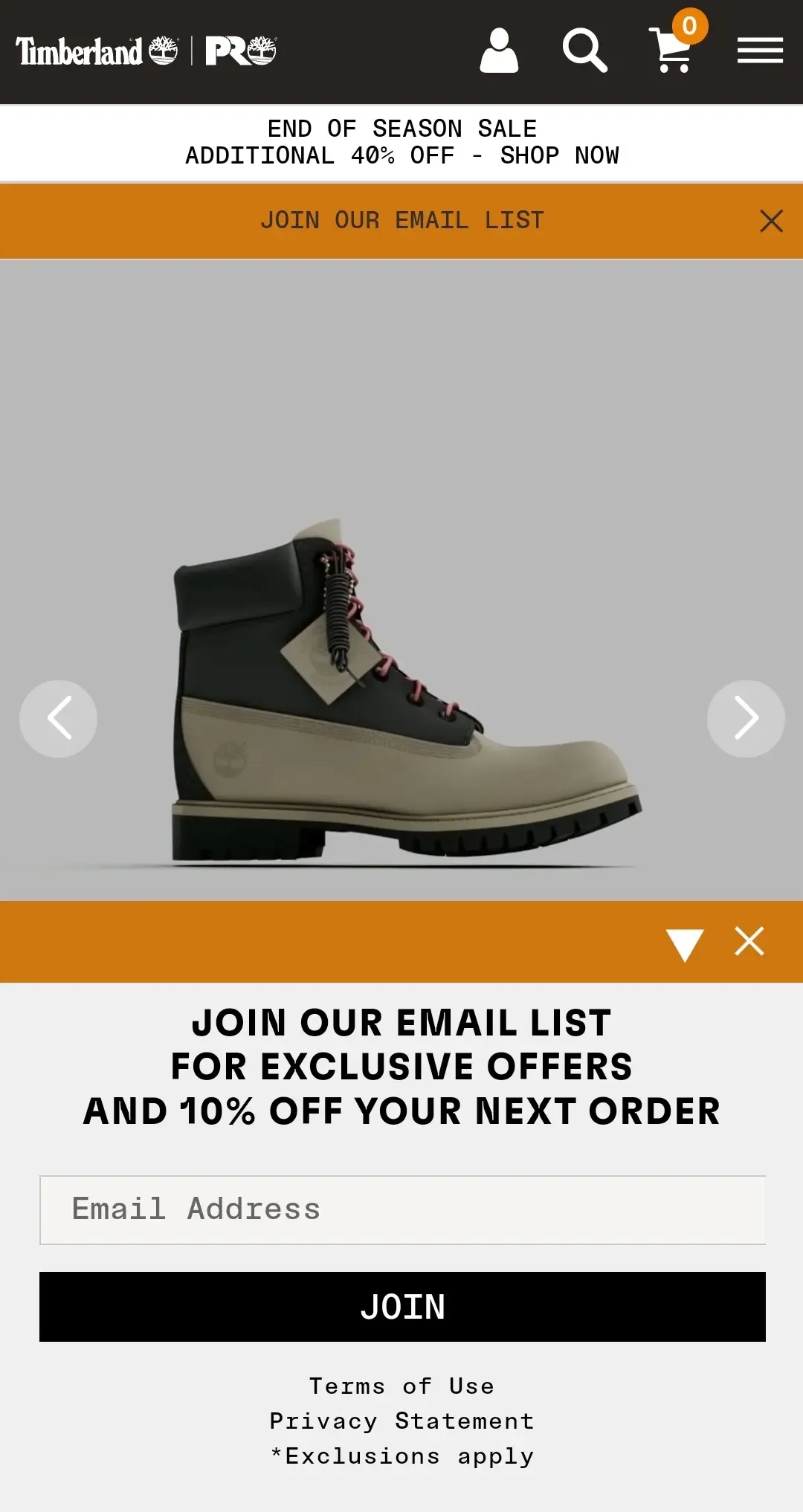 email subscription popup