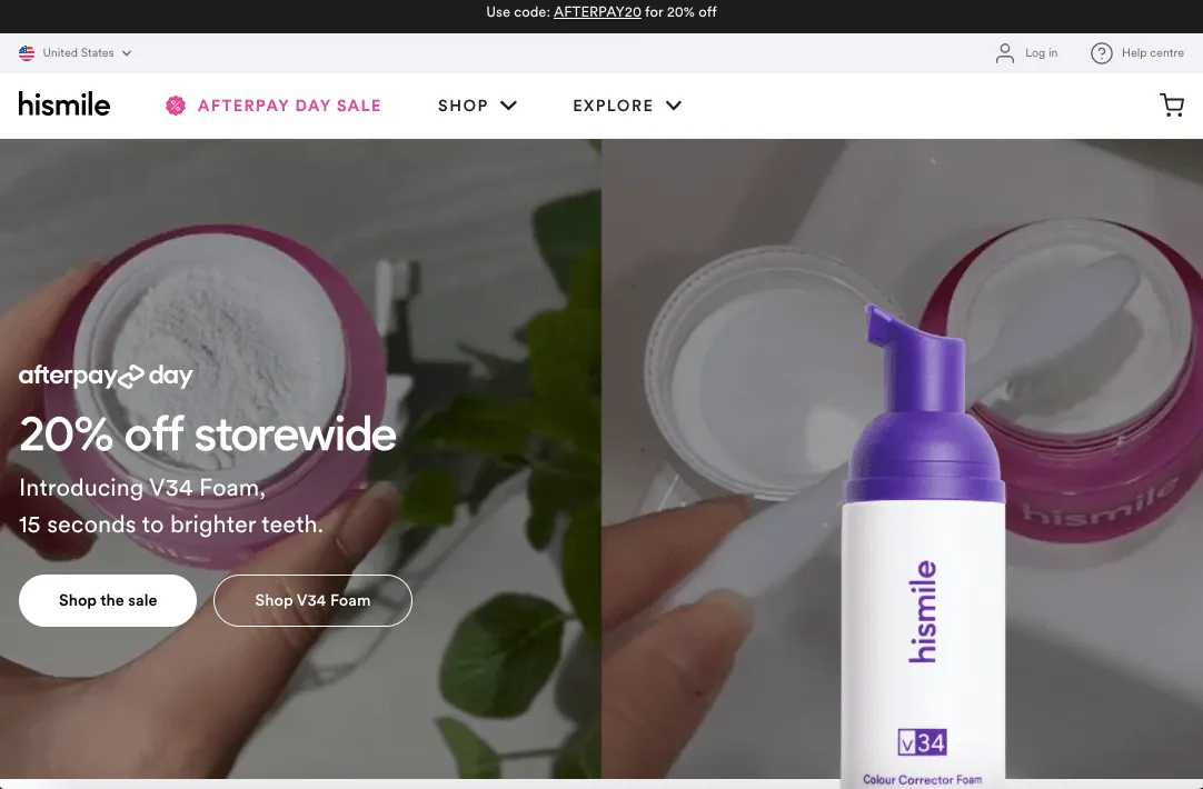 care shopify store example