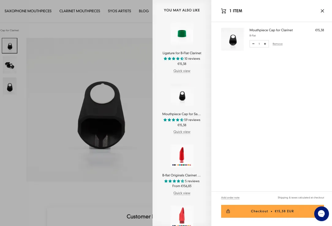recommendations at checkout