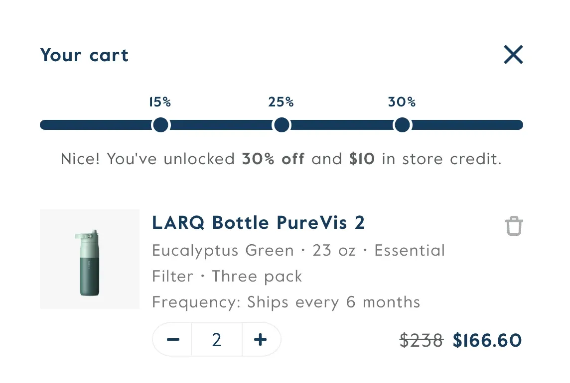 free shipping reached