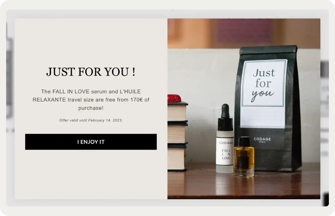 codage special offer