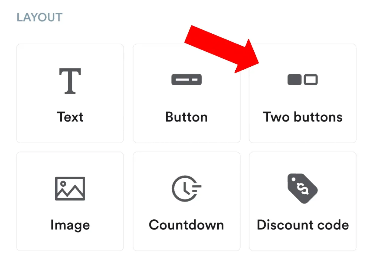 adding two buttons to a popup