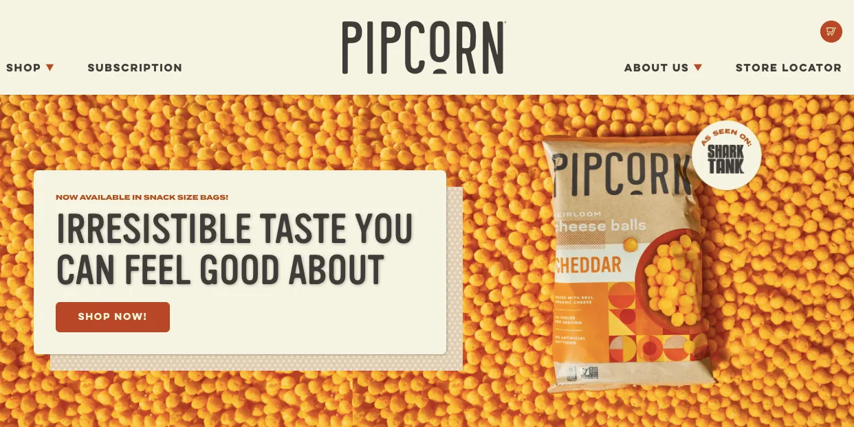 pipcorn top shopify store