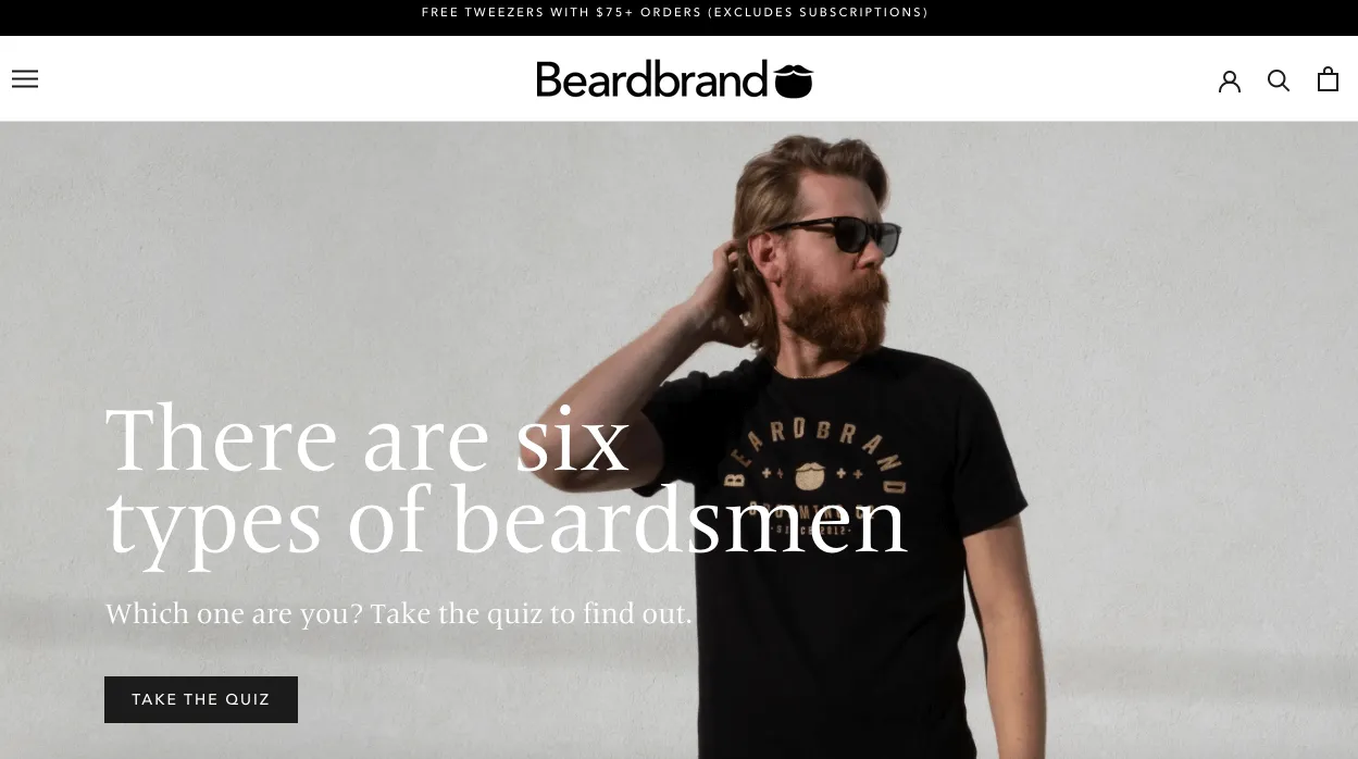beardbrand top shopify store