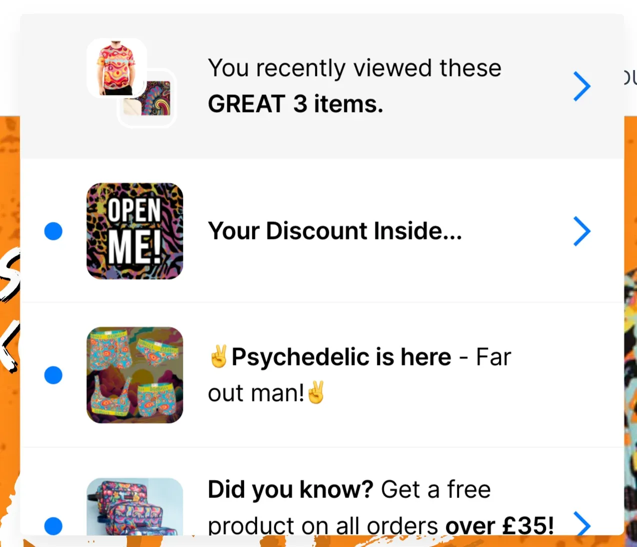 recommended products