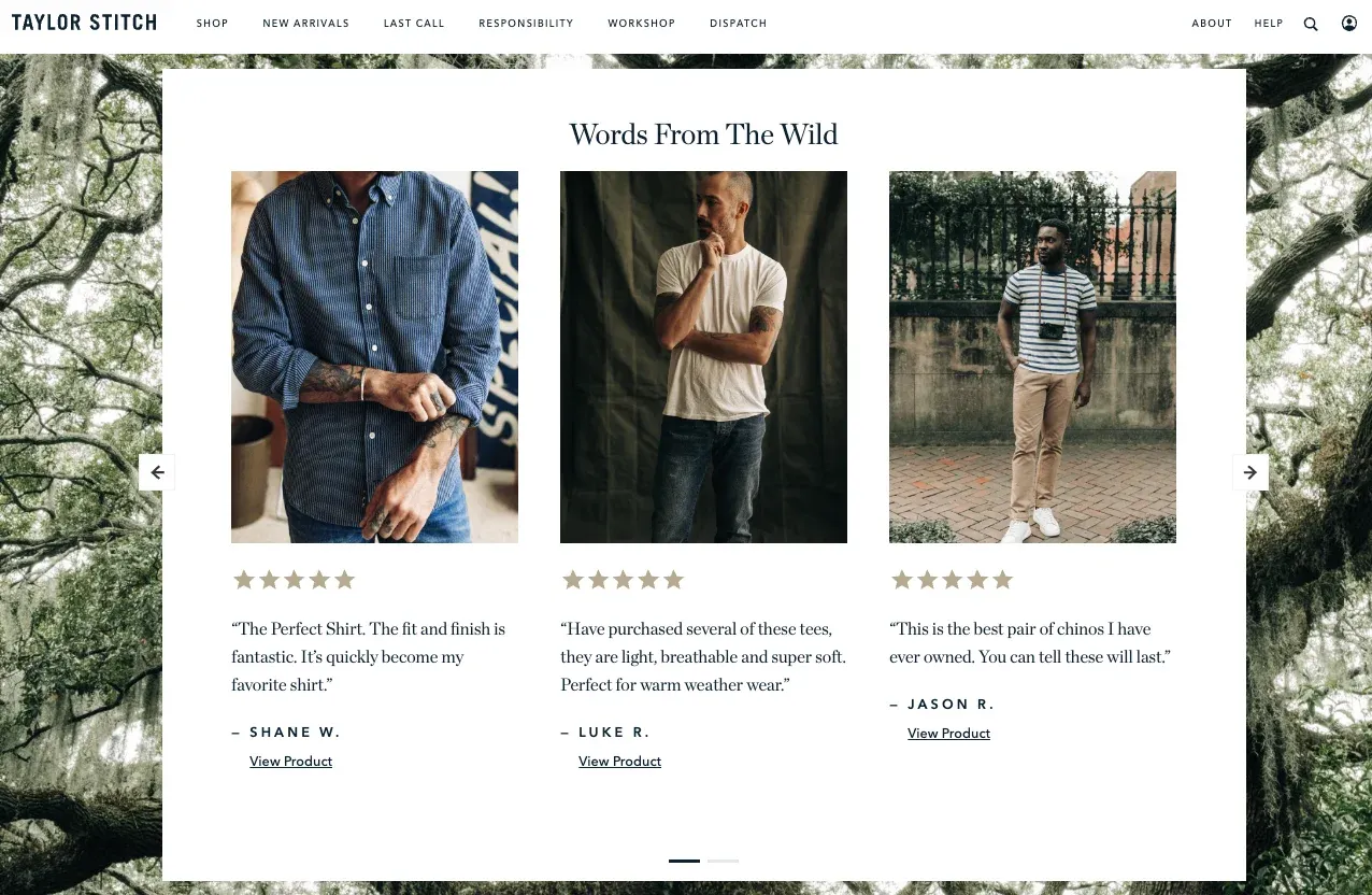 customer reviews