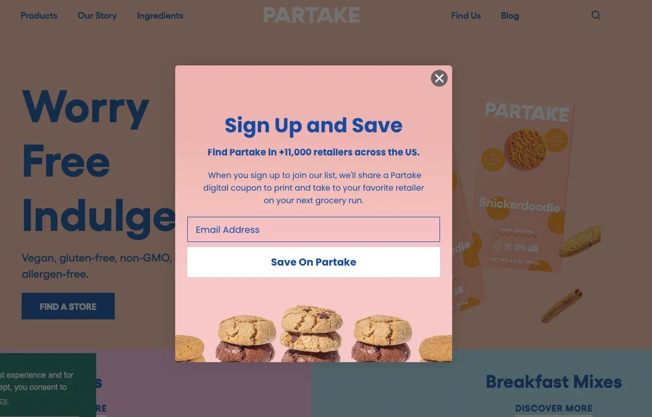 small popup window example