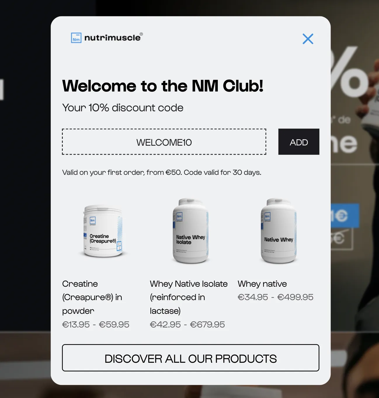 best sellers recommendations in welcome campaign