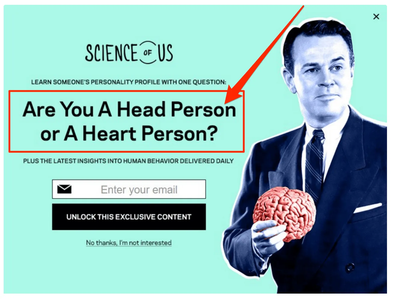 headline with a question